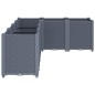vidaXL Jardinera PP gris 160x120x53 cm vidaXL Jardinera PP gris 160x120x53 cm