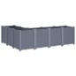 vidaXL Jardinera PP gris 160x120x53 cm vidaXL Jardinera PP gris 160x120x53 cm