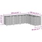 vidaXL Jardinera PP gris 160x120x53 cm vidaXL Jardinera PP gris 160x120x53 cm