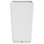 vidaXL Jardineras 4 unidades PP blanco 32,5x32,5x57 cm vidaXL Jardineras 4 unidades PP blanco 32,5x32,5x57 cm