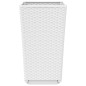 vidaXL Jardineras 4 unidades PP blanco 32,5x32,5x57 cm vidaXL Jardineras 4 unidades PP blanco 32,5x32,5x57 cm