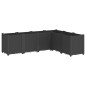 vidaXL Jardinera PP negro 160x120x53 cm vidaXL Jardinera PP negro 160x120x53 cm