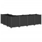 vidaXL Jardinera PP negro 160x120x53 cm vidaXL Jardinera PP negro 160x120x53 cm