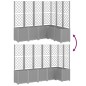 vidaXL Jardinera con enrejado PP gris claro 160x120x140 cm vidaXL Jardinera con enrejado PP gris claro 160x120x140 cm