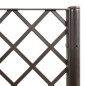 vidaXL Jardinera con enrejado PP marrón 160x120x140 cm vidaXL Jardinera con enrejado PP marrón 160x120x140 cm