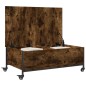 vidaXL Mesa de centro con ruedas madera ingeniería roble 91x55x34 cm vidaXL Mesa de centro con ruedas madera ingeniería roble 91x55x34 cm