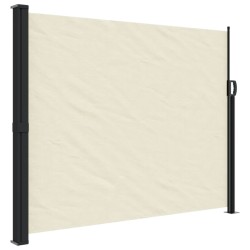 vidaXL Toldo lateral retráctil de jardín crema 160x300 cm
