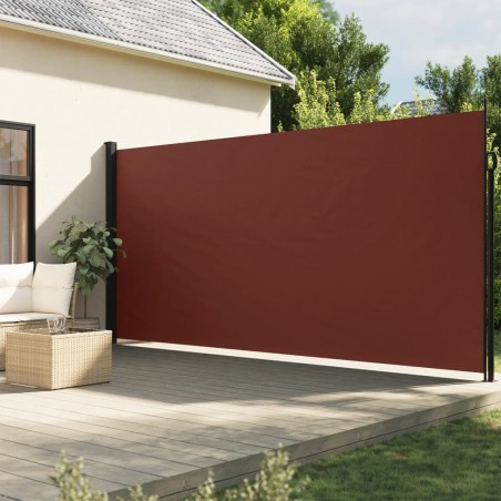 vidaXL Toldo lateral retráctil marrón 200x300 cm