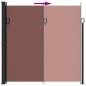 vidaXL Toldo lateral retráctil marrón 200x300 cm