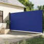 vidaXL Toldo lateral retráctil azul 220x300 cm vidaXL Toldo lateral retráctil azul 220x300 cm