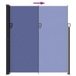 vidaXL Toldo lateral retráctil azul 220x300 cm vidaXL Toldo lateral retráctil azul 220x300 cm