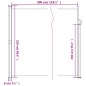 vidaXL Toldo lateral retráctil azul 220x300 cm vidaXL Toldo lateral retráctil azul 220x300 cm