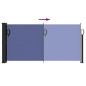 vidaXL Toldo lateral retráctil azul 100x500 cm vidaXL Toldo lateral retráctil azul 100x500 cm