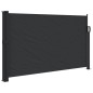 vidaXL Toldo lateral retráctil negro 120x500 cm vidaXL Toldo lateral retráctil negro 120x500 cm