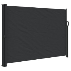 vidaXL Toldo lateral retráctil negro 140x500 cm