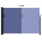 vidaXL Toldo lateral retráctil azul 140x500 cm vidaXL Toldo lateral retráctil azul 140x500 cm