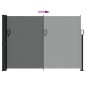 vidaXL Toldo lateral retráctil gris antracita 140x500 cm vidaXL Toldo lateral retráctil gris antracita 140x500 cm