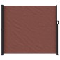 vidaXL Toldo lateral retráctil marrón 180x500 cm vidaXL Toldo lateral retráctil marrón 180x500 cm
