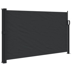vidaXL Toldo lateral retráctil negro 120x600 cm