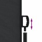vidaXL Toldo lateral retráctil negro 120x600 cm vidaXL Toldo lateral retráctil negro 120x600 cm