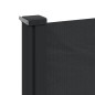 vidaXL Toldo lateral retráctil negro 120x600 cm vidaXL Toldo lateral retráctil negro 120x600 cm