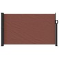 vidaXL Toldo lateral retráctil marrón 120x600 cm vidaXL Toldo lateral retráctil marrón 120x600 cm