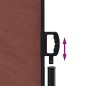 vidaXL Toldo lateral retráctil marrón 120x600 cm vidaXL Toldo lateral retráctil marrón 120x600 cm