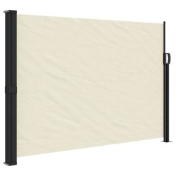 vidaXL Toldo lateral retráctil crema 140x600 cm