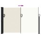 vidaXL Toldo lateral retráctil crema 140x600 cm vidaXL Toldo lateral retráctil crema 140x600 cm