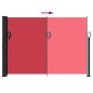 vidaXL Toldo lateral retráctil rojo 140x600 cm vidaXL Toldo lateral retráctil rojo 140x600 cm