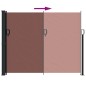 vidaXL Toldo lateral retráctil marrón 160x600 cm vidaXL Toldo lateral retráctil marrón 160x600 cm