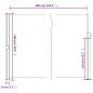 vidaXL Toldo lateral retráctil marrón 180x600 cm vidaXL Toldo lateral retráctil marrón 180x600 cm