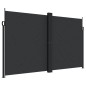 vidaXL Toldo lateral retráctil negro 200x600 cm vidaXL Toldo lateral retráctil negro 200x600 cm