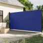 vidaXL Toldo lateral retráctil azul 220x600 cm vidaXL Toldo lateral retráctil azul 220x600 cm