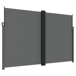 vidaXL Toldo lateral retráctil gris antracita 220x600 cm