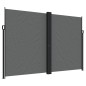 vidaXL Toldo lateral retráctil gris antracita 220x600 cm vidaXL Toldo lateral retráctil gris antracita 220x600 cm