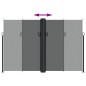 vidaXL Toldo lateral retráctil gris antracita 220x600 cm vidaXL Toldo lateral retráctil gris antracita 220x600 cm