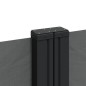 vidaXL Toldo lateral retráctil gris antracita 220x600 cm vidaXL Toldo lateral retráctil gris antracita 220x600 cm