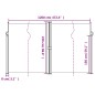 vidaXL Toldo lateral retráctil gris antracita 220x600 cm vidaXL Toldo lateral retráctil gris antracita 220x600 cm