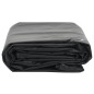 vidaXL Lona negra 1,5x2,5 m 600 g/m² vidaXL Lona negra 1,5x2,5 m 600 g/m²