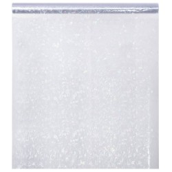 vidaXL Lámina de ventana esmerilada patrón arco iris 3D PVC 90x500 cm