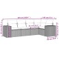 vidaXL Juego de sofás jardín con cojines 5 pzas ratán sintético gris vidaXL Juego de sofás jardín con cojines 5 pzas ratán sintético gris