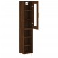 vidaXL Aparador alto madera contrachapada roble marrón 34,5x34x180 cm vidaXL Aparador alto madera contrachapada roble marrón 34,5x34x180 cm
