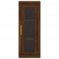 vidaXL Aparador alto madera contrachapada roble marrón 34,5x34x180 cm vidaXL Aparador alto madera contrachapada roble marrón 34,5x34x180 cm