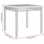 vidaXL Set comedor de jardín 5 piezas con cojines ratán sintético gris vidaXL Set comedor de jardín 5 piezas con cojines ratán sintético gris