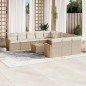 vidaXL Set de sofás de jardín 12 pzas y cojines ratán sintético marrón vidaXL Set de sofás de jardín 12 pzas y cojines ratán sintético marrón