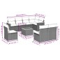 vidaXL Set de sofás de jardín 8 piezas y cojines ratán sintético negro vidaXL Set de sofás de jardín 8 piezas y cojines ratán sintético negro