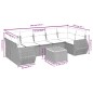 vidaXL Juego de sofás de jardín con cojines beige 8 pzas ratán PE vidaXL Juego de sofás de jardín con cojines beige 8 pzas ratán PE