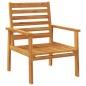 vidaXL Sillón de jardín con cojines 2 uds madera maciza acacia vidaXL Sillón de jardín con cojines 2 uds madera maciza acacia