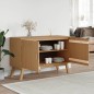 vidaXL Aparador OLDEN madera maciza de pino marrón 114x43x73,5 cm